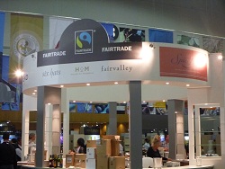 Fair Trade Booth at Capewine 2012 Exhibition
