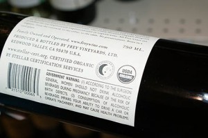 Organic Wine Label